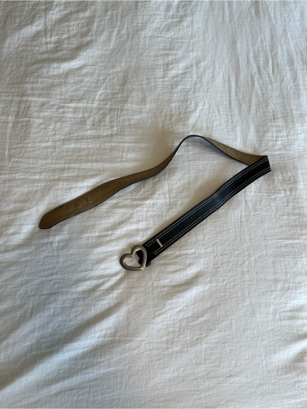 Vintage Y2K Heart Belt